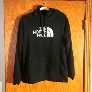 The North Face women's hooded sweatshirt in black,  size medium.